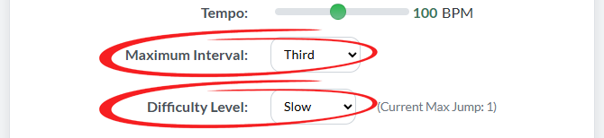 Screenshot of the Difficulty Controls