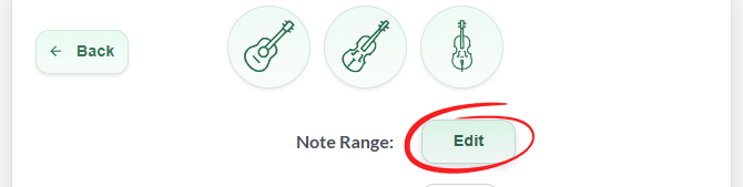 Screenshot of the Edit button